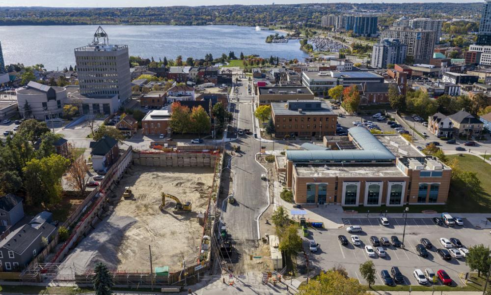 Owen street construction progressing