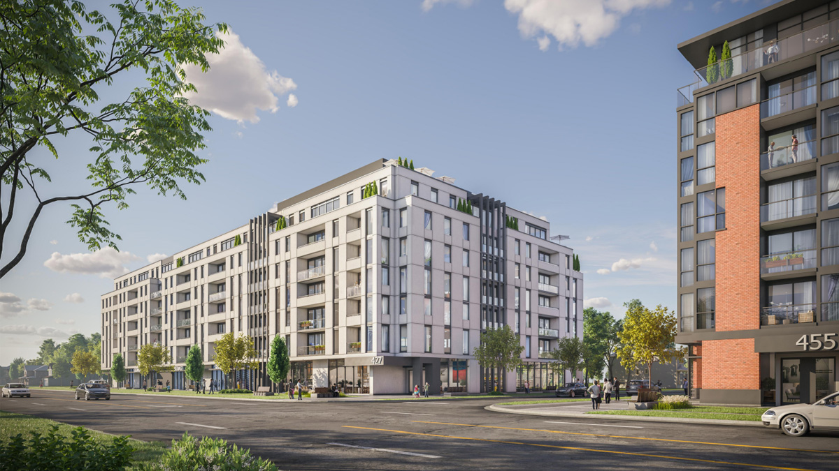 Rendering of the proposed development at 427, 429, 431, 435 & 437 Yonge Street