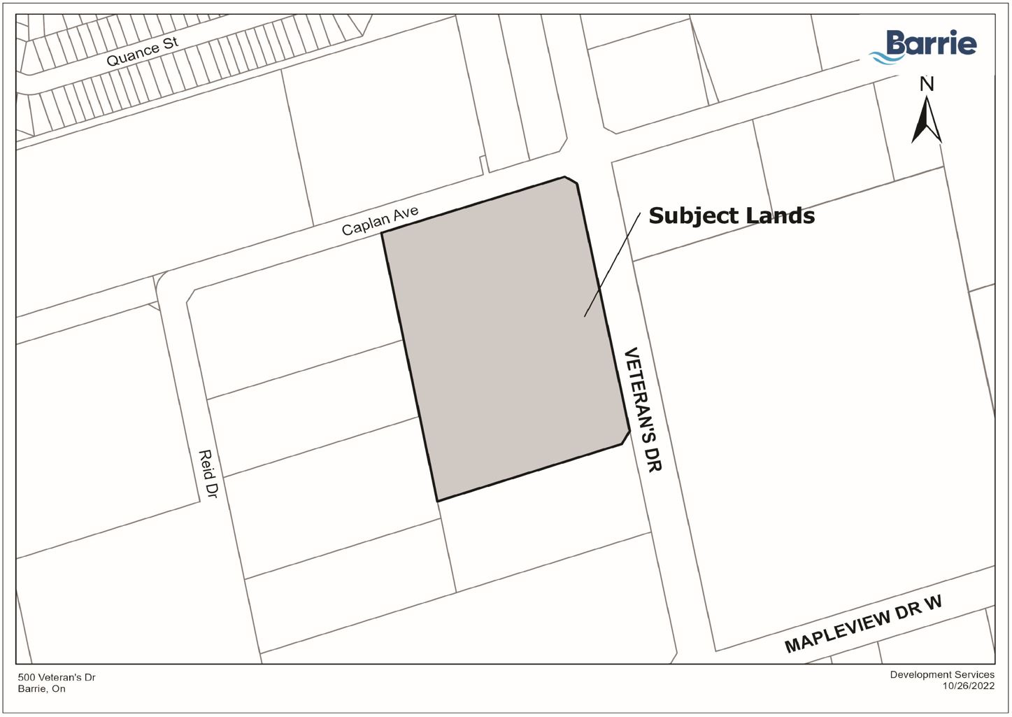 Location of Proposed Development
