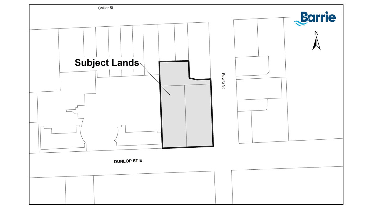 Key map of the properties proposed for redevelopment.