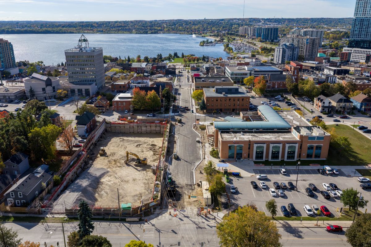 Construction progressing on Owen Street