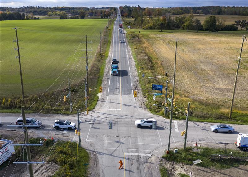 Aerial view of McKay Road East