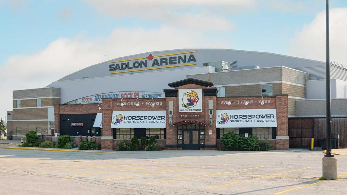 The Sadlon Arena building