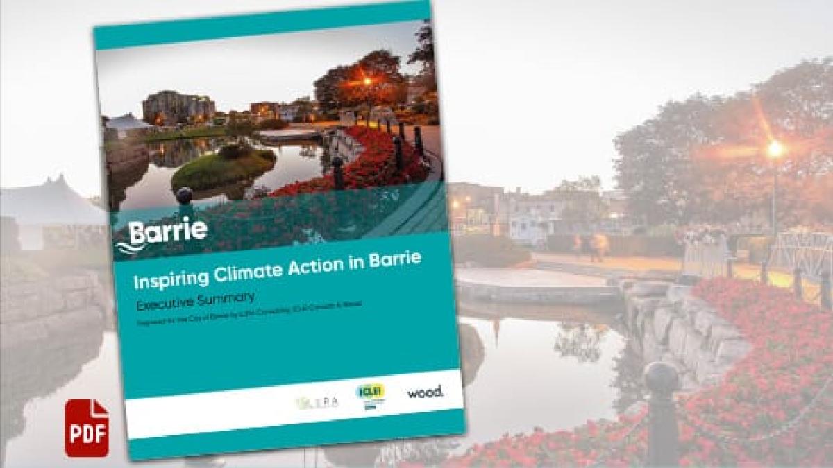 Community Energy & Greenhouse Gas (GHG) Reduction Plan City of Barrie