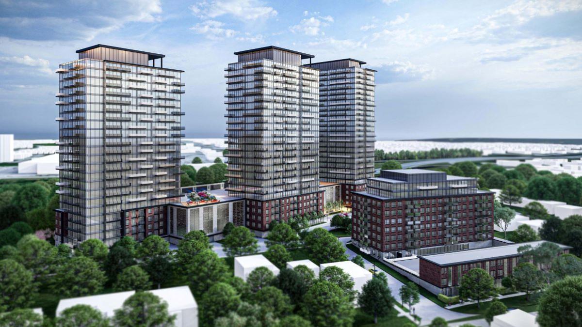 Rendering of the development project located at 10–24 Grove Street W