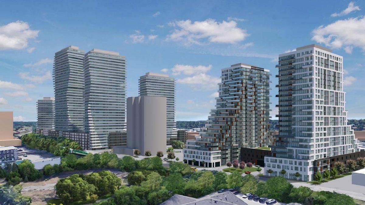 Rendering of the proposed development at 17 and 27 Jacob's Terrace