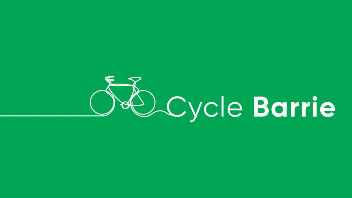 Bike Outline | Text: Cycle Barrie