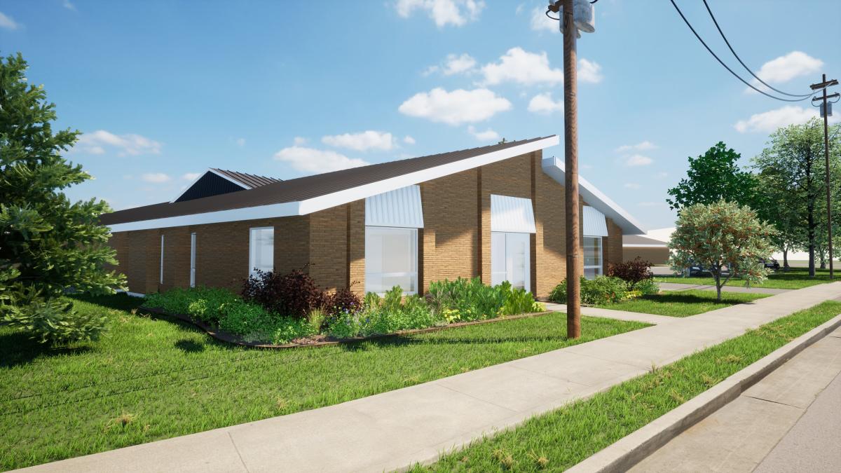 Rendering of Proposed Addition along Cook Street