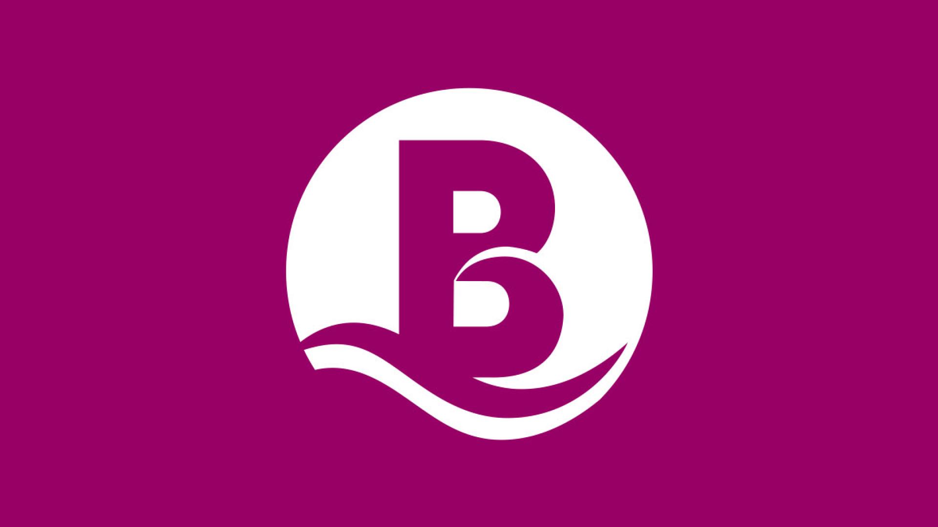 City of Barrie icon on magenta background