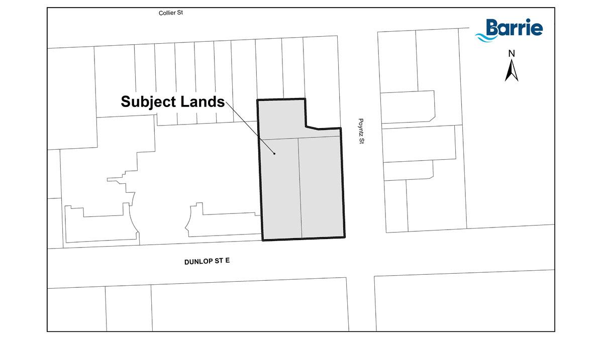 Key map of the properties proposed for redevelopment.