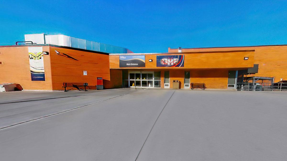 Front entrance of Allandale Recreation Centre