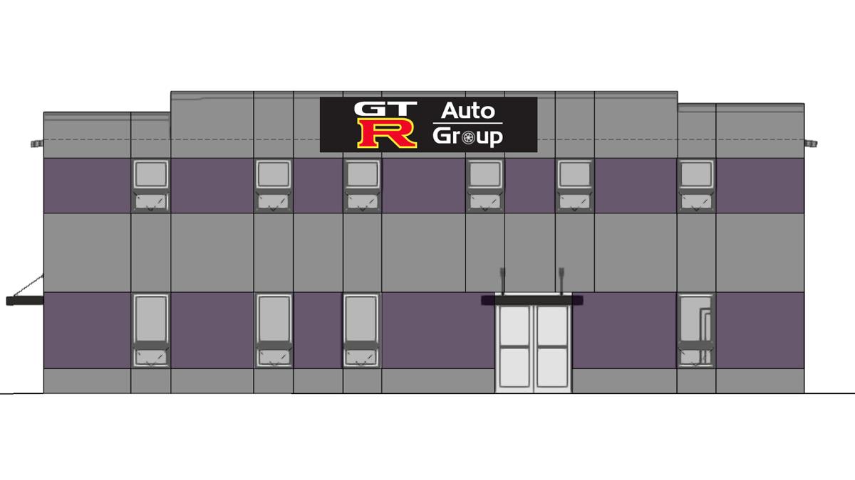 Drawing of the building