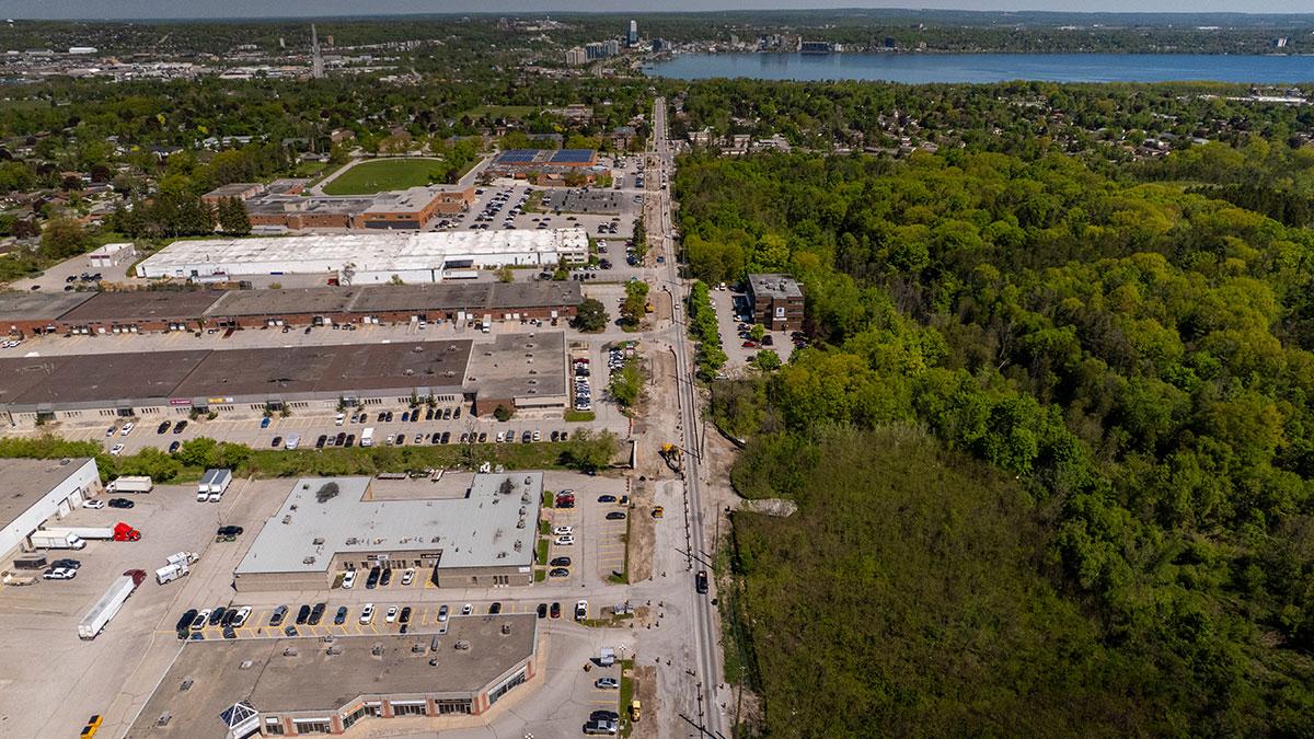 Construction progressing on Bayview Drive