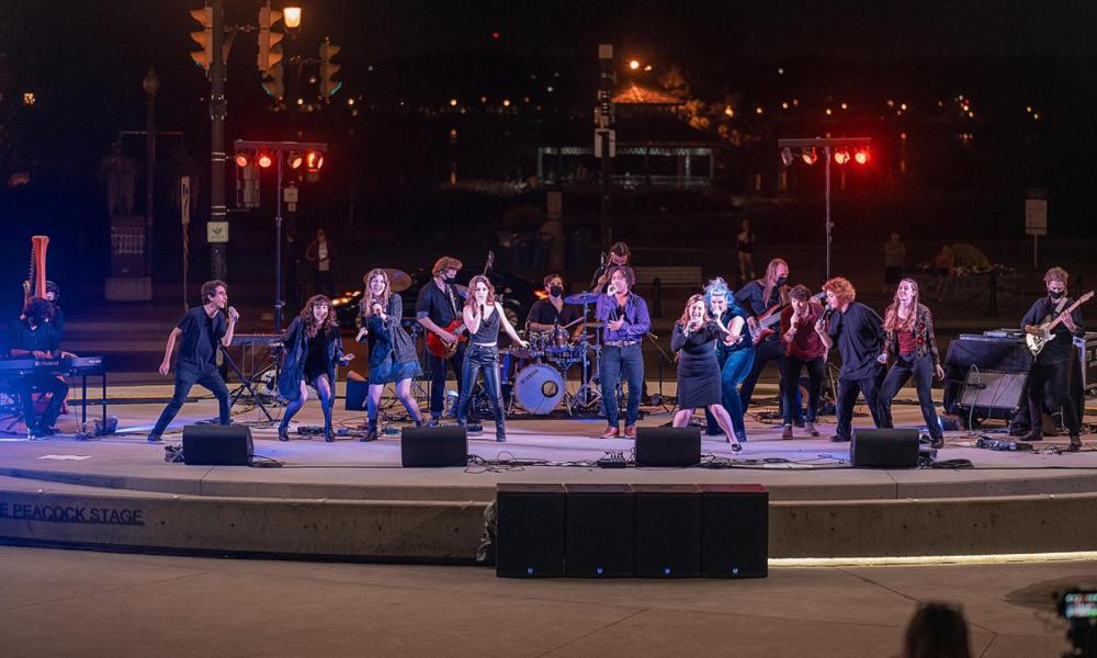 Barrie's Emerging Artists performing at Meridian Place