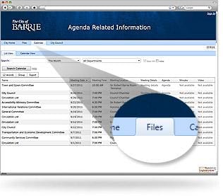 Agenda Related Information (Files)