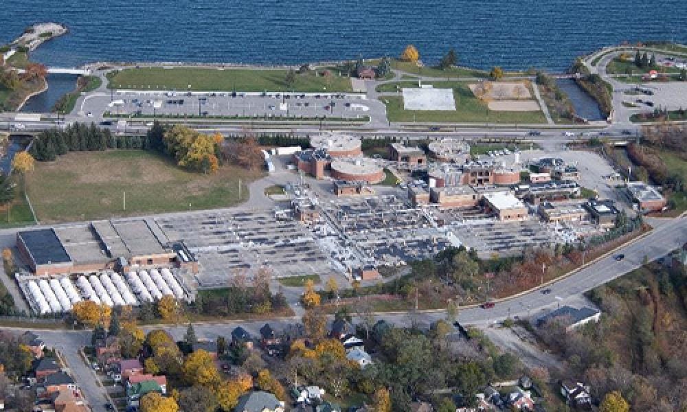 Wastewater Treatment Facility aerial photo